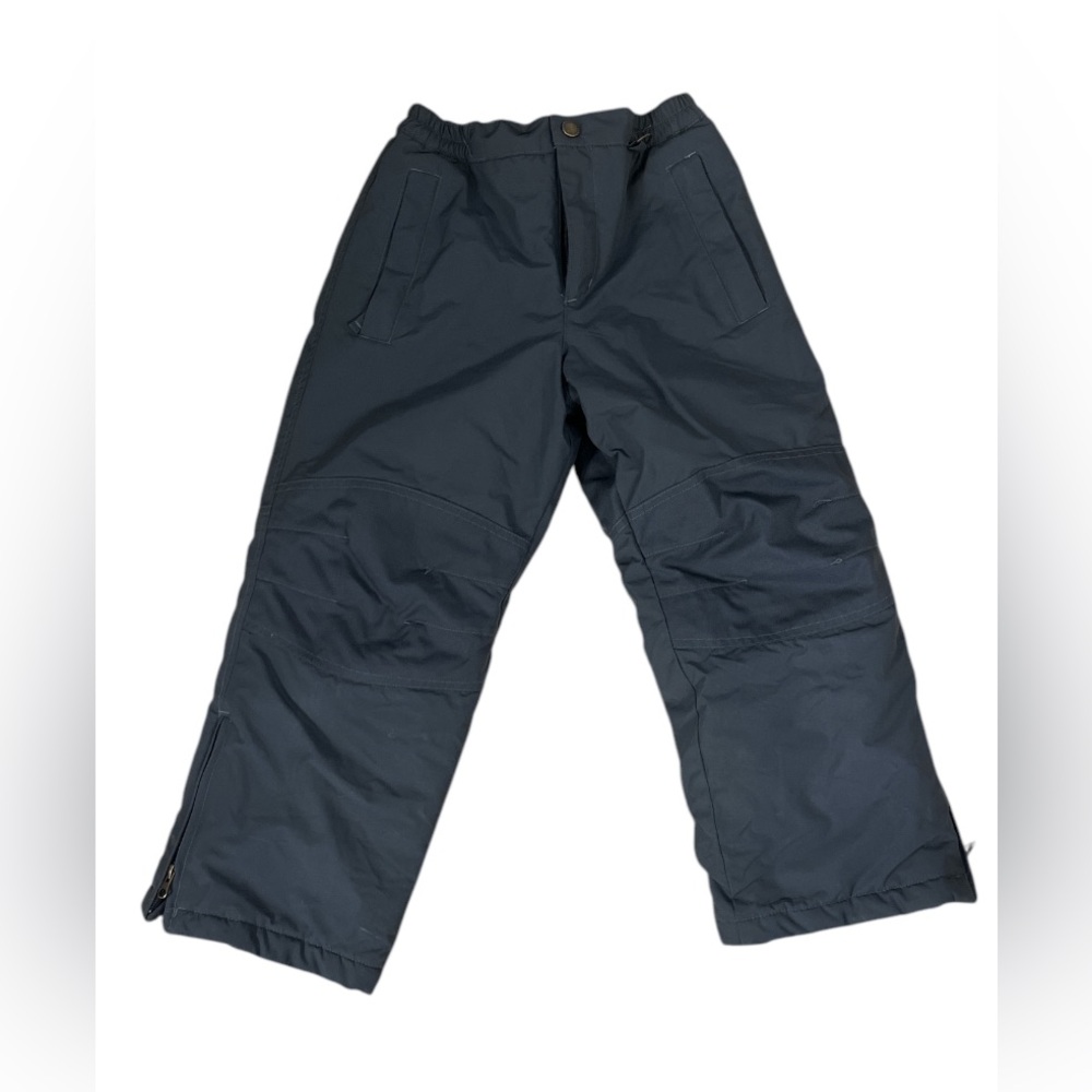 Lands End Kids Slate Gray Ski Snowboard Snow Pants Girls Size 6